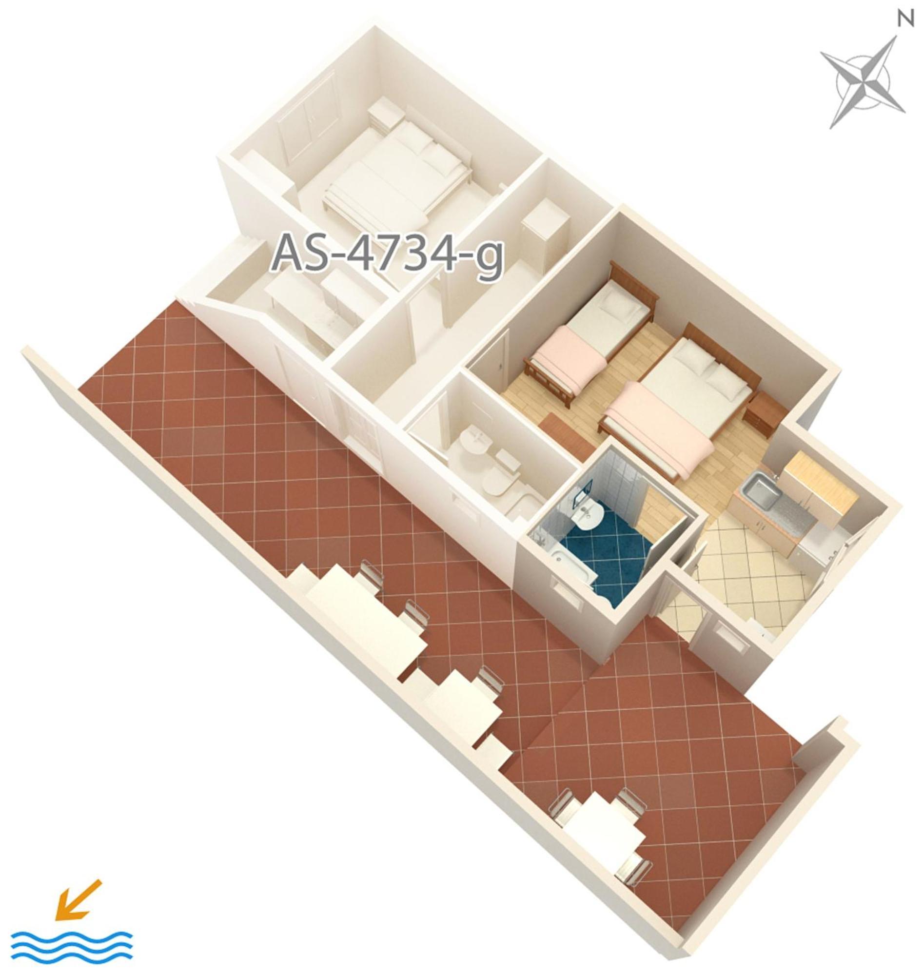 Apartments By The Sea Podaca, Makarska - 4734 Exterior foto